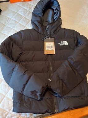 The North Face Black Hooded Puffer Coat